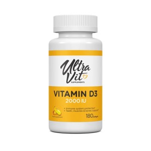 UltraVit Vitamin D3 2000 180 гел-капсули | VPLab
