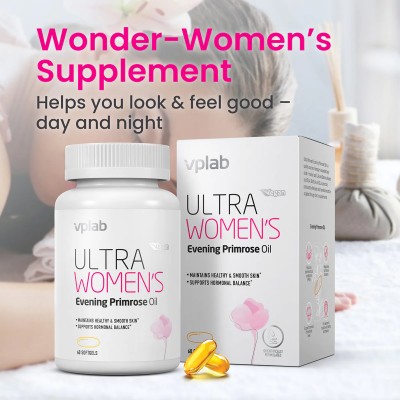 Ultra Women's Evening Primrose Oil 60 гел-капсули | VPLab