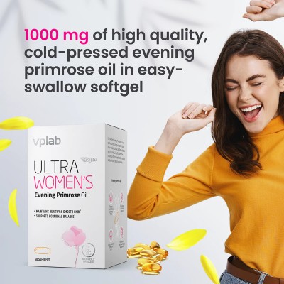 Ultra Women's Evening Primrose Oil 60 гел-капсули | VPLab