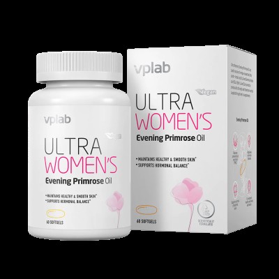 Ultra Women's Evening Primrose Oil 60 гел-капсули | VPLab