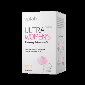Ultra Women's Evening Primrose Oil 60 гел-капсули | VPLab