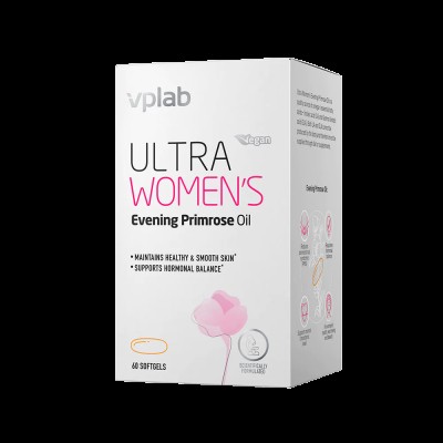 Ultra Women's Evening Primrose Oil 60 гел-капсули | VPLab
