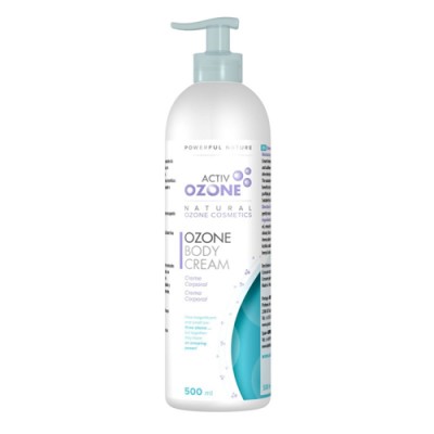 Ozone Body Cream (Крем за Тяло с Озон) 500 мл | ActivOzone Предназначен за всеки тип кожа Съдържа озонирани масла Помага при сърбеж, зачервяване или напукване Успокоява кожните раздразнения, предизвикани о Ozone Body Cream (Крем за Тяло с Озон) 500 мл | A
