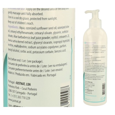 Ozone Body Cream (Крем за Тяло с Озон) 500 мл | ActivOzone Предназначен за всеки тип кожа Съдържа озонирани масла Помага при сърбеж, зачервяване или напукване Успокоява кожните раздразнения, предизвикани о Ozone Body Cream (Крем за Тяло с Озон) 500 мл | A