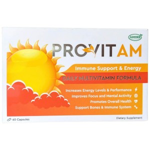 PROVIT AM | with ZMA, Rose Hips & Probiotics - 60 капсули | AHerb