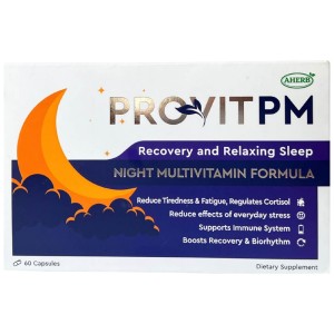 PROVIT PM | with ZMA, Theanine & Valeriana - 60 капсули | AHerb