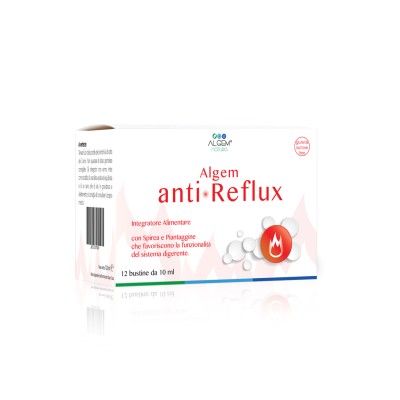 Algem Anti Reflux 12 сашета х 10 гр I Algem Natura Изцяло растителни и натурални компоненти Успокоява стомашната лигавица Предпазва от чревни инфекции и възпаления Защитава от развитие на стомашни тумори Algem Anti Reflux 12 сашета х 10 гр I Algem Natura 