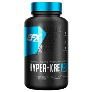 Hyper Kre-Alkalyn PRE / with Caffeine - 120 капсули | All American EFX
