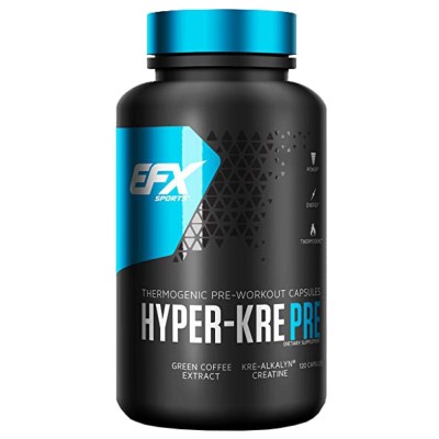 Hyper Kre-Alkalyn PRE / with Caffeine - 120 капсули | All American EFX