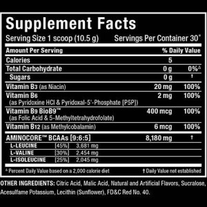 AminoCore BCAA - Ананас - Манго 315 г | Allmax Nutrition