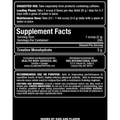 Creatine CreaSyn - 1000 г | Allmax Nutrition