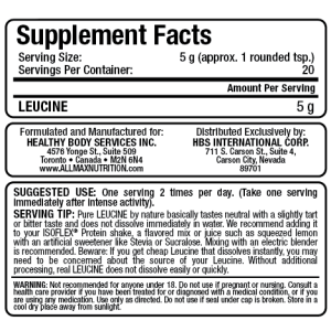 Leucine Powder - 400 г | Allmax Nutrition
