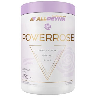 AllDeynn - Дъвка | PowerRose Pre-Workout - 450 г | AllNutrition
