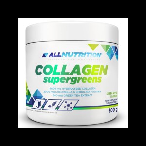 Collagen Supergreens - Антиоксидантна Формула - Зелена ябълка | 300g
