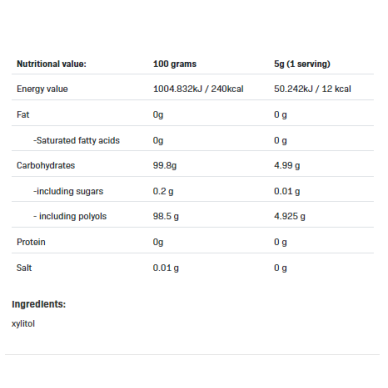 Xylitol 1000 гр | Allnutrition