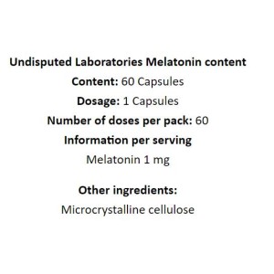 Melatonin 1 mg - 60 капсули | American Supps Melatonin 1 mg - 60 капсули | American Supps
