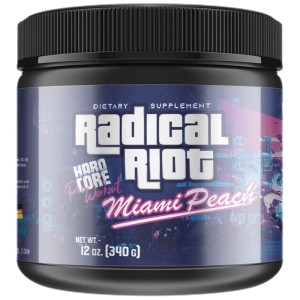 Radical Riot V3 Hardcore Pre Workout - Праскова 340 г | American Supps Radical Riot V3 Hardcore Pre Workout - Праскова 340 г | American Supps