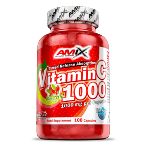 Vitamin C with Rose Hip 1000 мг 100 капсули | Amix