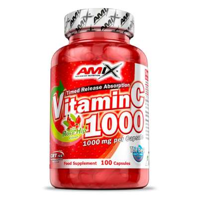 Vitamin C with Rose Hip 1000 мг 100 капсули | Amix Vitamin C with Rose Hip 1000 мг 100 капсули | AmixЗасилва функцията на имунната система
Поддържа здрави кости, зъби и венци
Помага в борбата с възпалението и болката
Защитава мастноразтворими Vitamin C with Rose Hip 1000 мг 100 капсули | Amix Засилва функцията на имунната система Поддържа здрави кости, зъби и венци Помага в борбата с възпалението и болката Защитава мастноразтворимите витамини А Vitamin C with Rose Hip 1000 мг 100 капсули | Ami