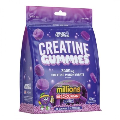 Creatine Gummies Касис 3000 мг 80 дъвчащи бонбони | Applied Nutrition