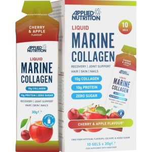 Marine Collagen Liquid - Череша и ябълка 10x30 гр | Applied Nutrition