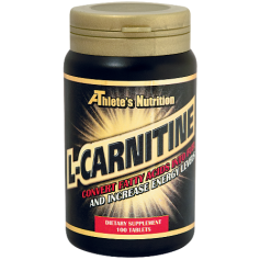 L-Carnitine 1000 mg 100 tablets I Athletes Nutrition Активизира процеса на изгаряне на мазнините Превръща мазнините в енергия Предотвратява създаването на нови мастни натрупвания и унищожава съществуващи L-Carnitine 1000 mg 100 tablets I Athletes Nutritio