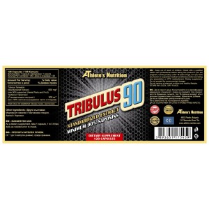 Tribulus 90 500 mg 120 capsules I Athlete's Nutrition
