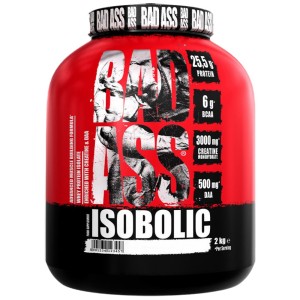 Bad Ass Isobolic | Whey Protein Isolate with DAA & Creatine - Ванилия 2000 г | BAD ASS