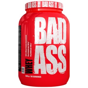 BAD ASS / Whey / Premium Protein - Бял шоколад - червена боровинка 908 г | BAD ASS