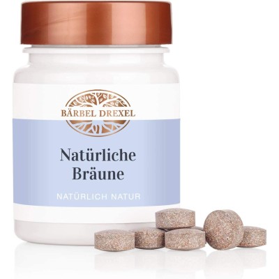 Natürliche Bräune 80 таблетки | Barbel Drexel Помага за защита на клетките от оксидативен стрес и преждевременно стареене на кожата, причинено от вредното UV лъчение Подпомага оптичния тен и помага за Natürliche Bräune 80 таблетки | Barbel Drexel Помага з