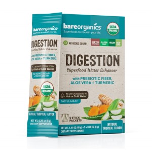 Digestion Superfood Water Enhancer - Тропически Плодове 12x6.5 гр | BareOrganics
