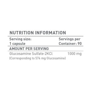 Glucosamine 1000 мг 90 капсули I Battery Nutrition