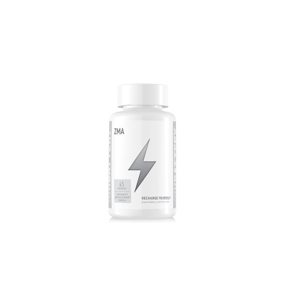 ZMA 90 капсули | Battery Nutrition Имунна подкрепа Оптимални количества цинк, магнезий и витамин В6 Насърчава мускулния растеж Допринася за нормалните тестови нива в кръвта Спомага за нормалния протеино ZMA 90 капсули | Battery Nutrition Имунна подкрепа О
