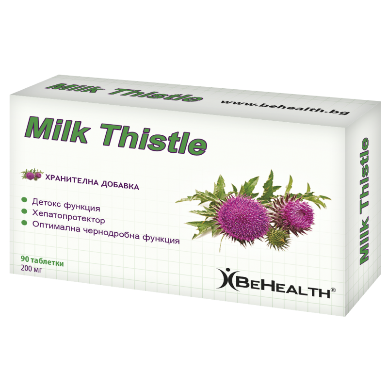 Milk Thistle 200 мг 90 таблетки | BeHealth