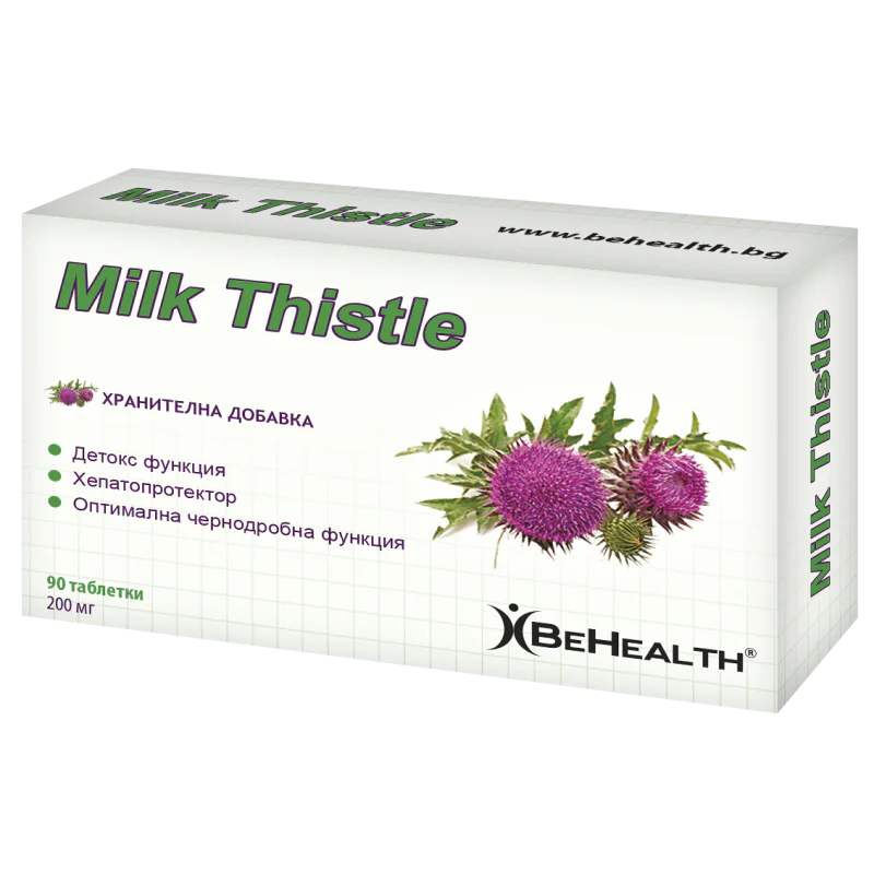 Milk Thistle 200 мг 90 таблетки | BeHealth Milk Thistle 200 мг 90 таблетки | BeHealthПоддържа здравето на черния дроб
Помага за премахване на токсините от черния дроб и тялото
Намалява нивата на холестерола чрез стимулиране на жлъчния поток
П Milk Thistle 200 мг 90 таблетки | BeHealth Поддържа здравето на черния дроб Помага за премахване на токсините от черния дроб и тялото Намалява нивата на холестерола чрез стимулиране на жлъчния поток Помага Milk Thistle 200 мг 90 таблетки | BeHealth Поддър