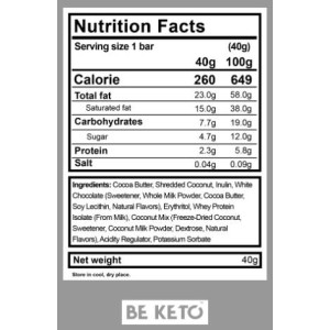 Keto Bar Set | Mix of 9 Bars - 9 x 40 г | BeKeto Keto Bar Set | Mix of 9 Bars - 9 x 40 г | BeKeto