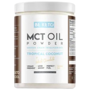 MCT Oil Powder - Бял шоколад с кокос 300 г | BeKeto