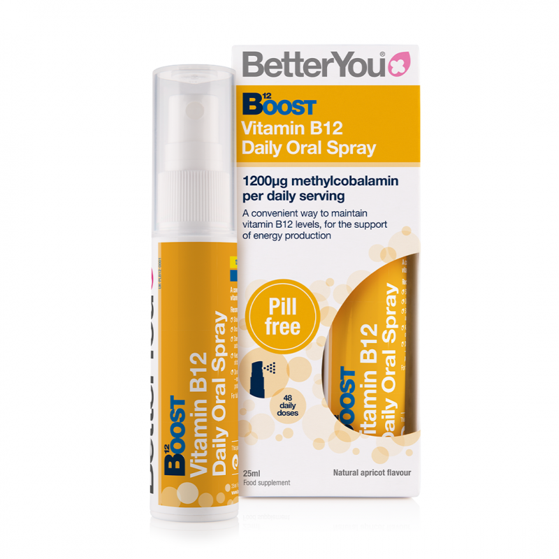 Boost Vitamin B12 Daily Oral Spray 1200 мкг 25 мл | BetterYou