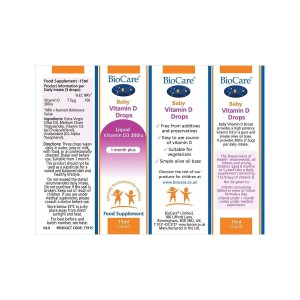 Baby Vitamin D3 300 IU Течен 15 мл | BioCare