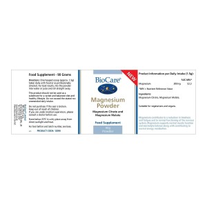 Магнезий на прах 90 гр | BioCare