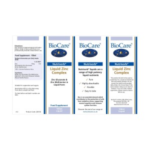 Nutrisorb Течен цинк 150 мл | BioCare