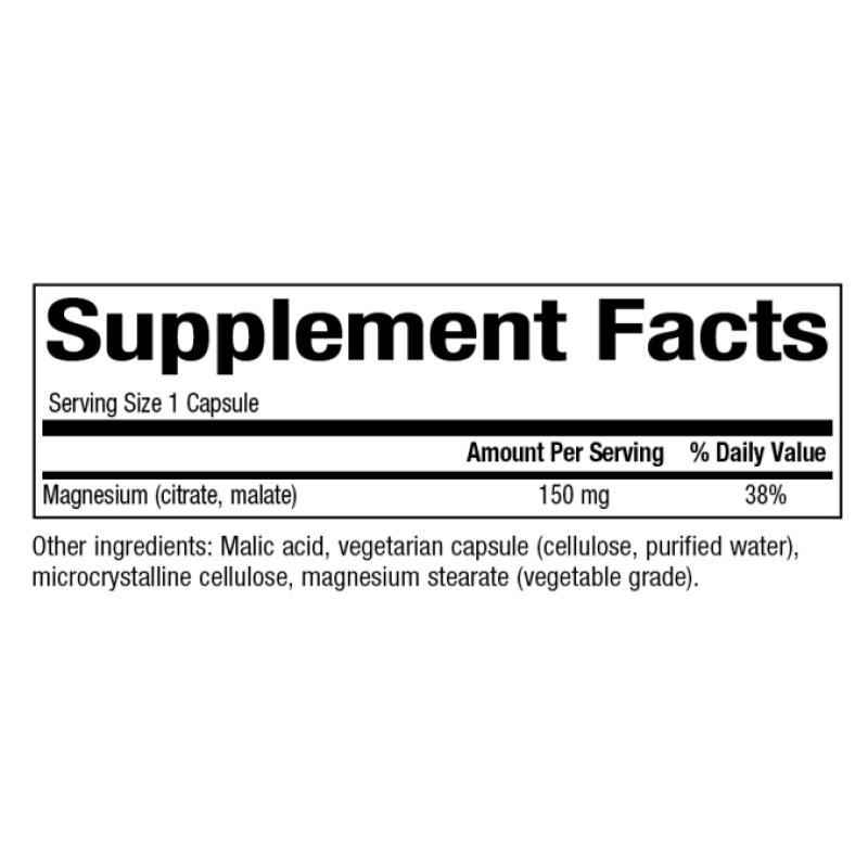 Magnesium CitraMal 150 mg 90 capsules | Bioclinic Naturals Magnesium CitraMal 150 mg 90 capsules | Bioclinic NaturalsИзточник на важният за оцеляването на организма магнезий
Предпазва от безсъние, депресия и лошо настроение
Предотвратява възник Magnesium CitraMal 150 mg 90 capsules | Bioclinic Naturals Източник на важният за оцеляването на организма магнезий Предпазва от безсъние, депресия и лошо настроение Предотвратява възникването на диабетна бол Magnesium CitraMal 150 mg 90 capsules | Biocli