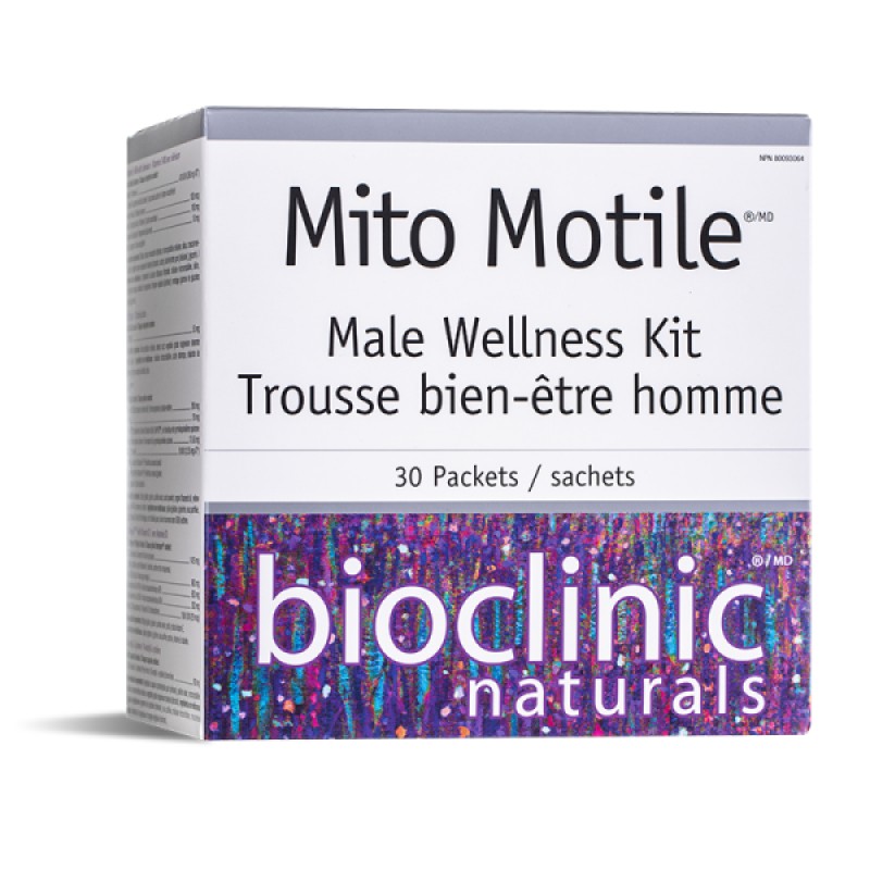 Mito Motile Male Wellness Kit 30 пакетчета | Bioclinic Naturals