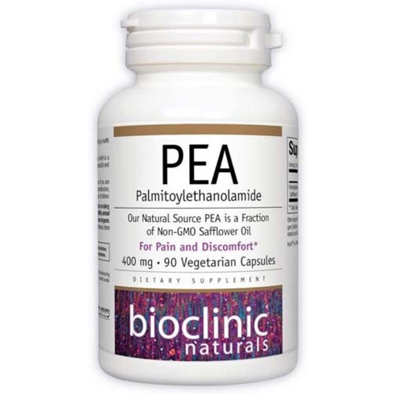PEA Palmitoylethanolamide 400 мг 90 веге капсули | Bioclinic Naturals
