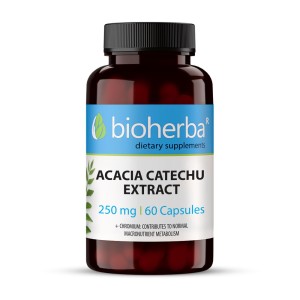 Acacia Catechu Extract 250 мг 60 капсули | Bioherba