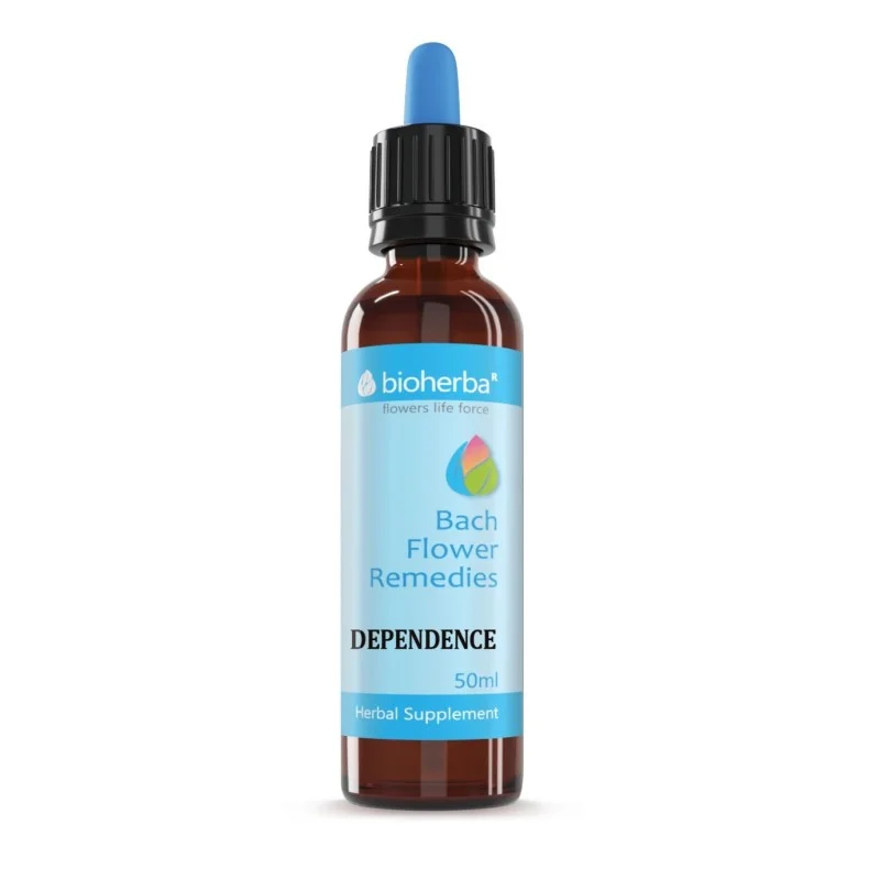 Bach Flower Remedies Dependence 50 мл | Bioherba  За освобождаване от лошите навици Подкрепя мотивацията и желанието Срещу пристрастряването към различните зависимости Капките на Д-р Бах Зависимости е Bach Flower Remedies Dependence 50 мл | Bioherba  За о