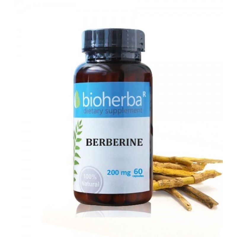 Berberine 200 мг 60 капсули | Bioherba