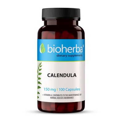Calendula (Невен) 150 мг 100 капсули | Bioherba Calendula (Невен) 150 мг 100 капсули | Bioherba Подобрява здравето на кожата Облекчава менструалните спазми Предпазва от развитие на рак Грижи се за здравината на зъбите и косата Невен (Calend Calendula (Невен) 150 мг 100 капсули | Bioherba Подобрява здравето на кожата Облекчава менструалните спазми Предпазва от развитие на рак Грижи се за здравината на зъбите и косата Невен (Calendula) Calendula (Невен) 150 мг 100 капсули | Bioherba Подобряв