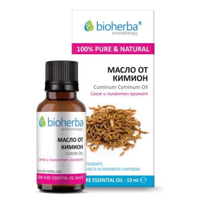 Cumin Oil 10 мл | Bioherba Cumin Oil 10 мл | Bioherba Поддържа здравето на кожата Облекчава алергични реакции Етерично Масло от Кимион на топ цена от BioherbaКакво знаем за Етерично Масло от Кимион? Cumin Oil 10 мл | Bioherba Поддържа здравето на кожата Облекчава алергични реакции Етерично Масло от Кимион на топ цена от Bioherba Какво знаем за Етерично Масло от Кимион? Многобройните ползи от Ете Cumin Oil 10 мл | Bioherba Поддържа здравето на кожата