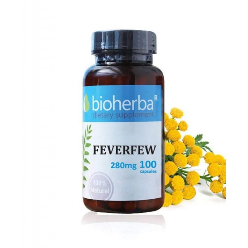 Feverfew (Вратига) 280 мг 100 капсули | Bioherba